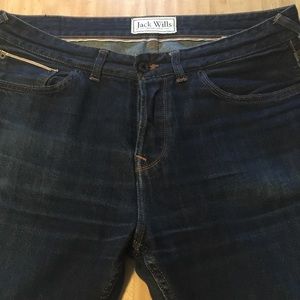 Jack Wills Selvedge Jeans Slim Straight 32 x 32